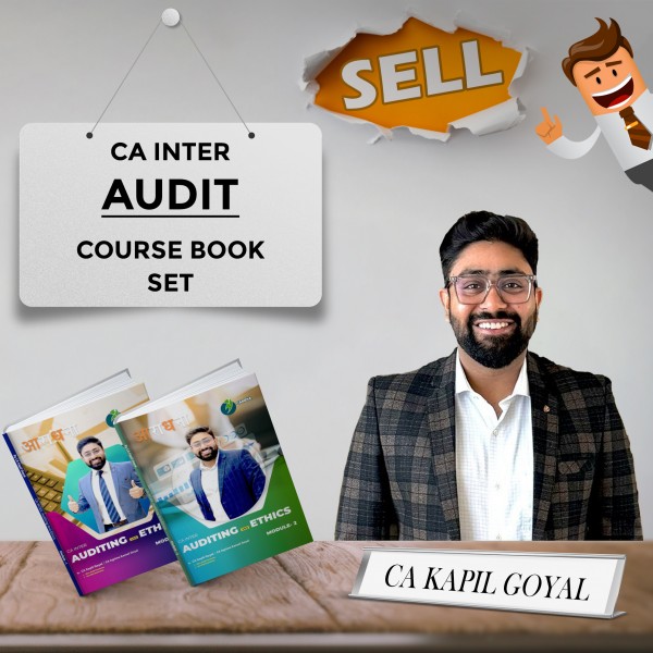 CA Kapil Goyal Auditing & Ethics Course Book Set For CA Inter: Study Material