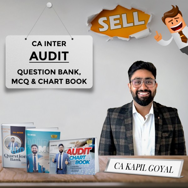 CA Kapil Goyal Auditing & Ethics MCQ, Question & Chart Book Set For CA Inter: Study Material