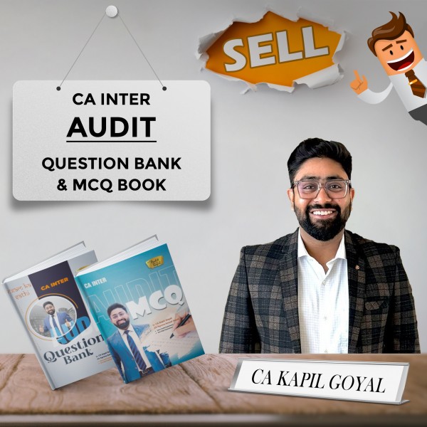 CA Kapil Goyal Auditing & Ethics MCQ & Question bank Set For CA Inter: Study Material
