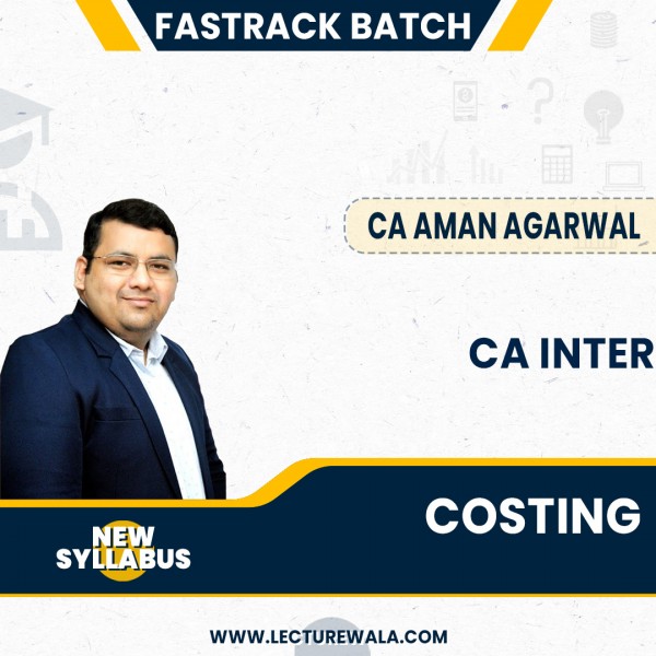 CA Aman Agarwal Costing Fastrack Online Classes For CA Inter: Pen Drive & Google Drive Classes