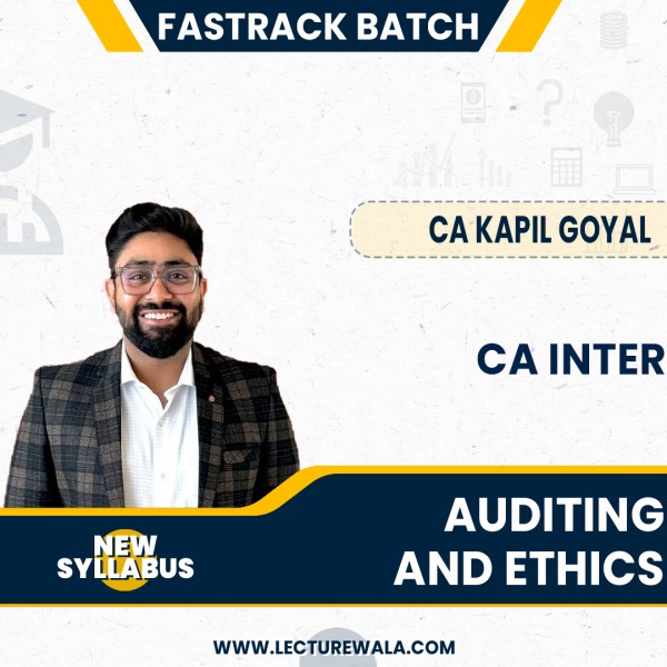 CA Kapil Goyal Audit & Ethics Fastrack Online Classes For CA Inter: Google Drive & Pen Drive Classes.