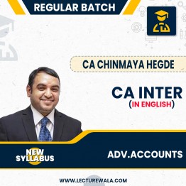  CA Intermediate ADV. Account (Paper 1) Regular Course: By CA Chinmaya Hegde : Pen drive / online classes 