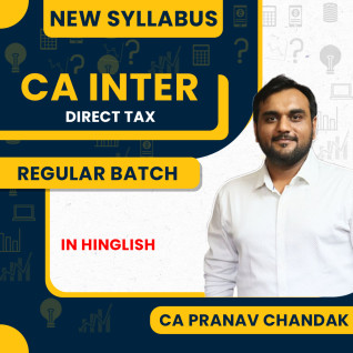 CA Pranav Chandak Direct Tax Regular Online Classes For CA Inter Online Classes CA Pranav Chandak Direct Tax Regular Online Classes For CA Inter Online Classes