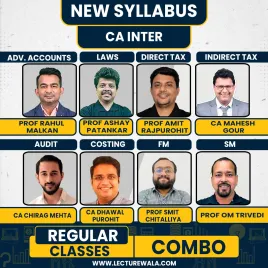 CA Inter Both Groups Regular COMBO By CA Chirag Mehta CA Dhawal Purohit Prof Smit Chitalliya Prof Om Trivedi CA Harish Wadhwani CA Abhishek Bansal Prof Amit Rajpurohit Prof Rahul Malkan