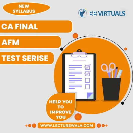 Prep Test for CA Inter for Advanced Financial Mangement (AFM) by Sankalp Kanstiya : Online test Series