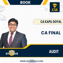 CA FINAL AUDIT COURSE BOOK SET By CA Kapil Goyal ; Study Material.