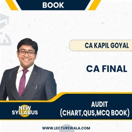 CA FINAL AUDIT Question bank & MCQ , Chart Book By CA Kapil Goyal ; Study Material.