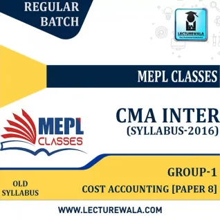 CMA Inter (GROUP 1) Paper -8 COST ACCOUNTING LIVE@ HOME by CA Manoj Sharma : Pen drive / Online classes. CMA Inter (GROUP 1) Paper -8 COST ACCOUNTING LIVE@ HOME by CA Manoj Sharma : Pen drive / Online classes.