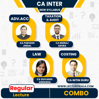 CA Inter All syllabus New Course Combo By CA Parveen Jindal , CA Neeraj Arora , CA shivangi agrawal and CA Nitin guru CA Inter All syllabus New Course Combo By CA Parveen Jindal , CA Neeraj Arora , CA shivangi agrawal and CA Nitin guru