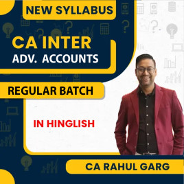CA Inter Advance Accounts Regular Batch New Course  CA Inter Advance Accounts Regular Batch New Course