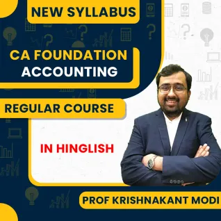 CA Foundation Accounting Regular Course By Prof Krishnakant Modi: Google Drive / Pendrive. CA Foundation Accounting Regular Course By Prof Krishnakant Modi: Google Drive / Pendrive.