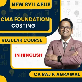 CMA Foundation New Syllabus Paper 2 – Fundamentals of Financial and Cost Accounting Regular Course By CA Raj K Agrawal: Pen Drive / Online Classes CMA Foundation New Syllabus Paper 2 – Fundamentals of Financial and Cost Accounting Regular Course By CA Raj K Agrawal: Pen Drive / Online Classes