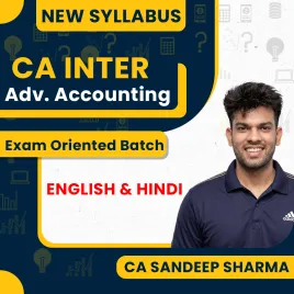 CA Sandeep Sharma Advanced Accounting Exam Oriented Classes For CA Inter