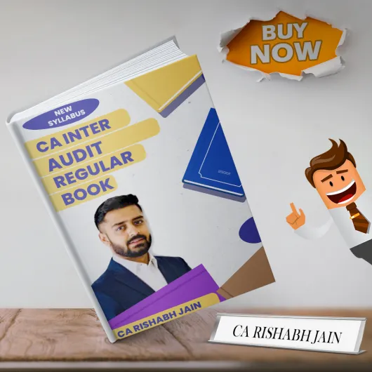 CA Rishabh Jain Auditing & Ethics Book Set For CA Inter: Study Material