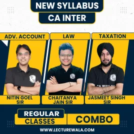 CA Inter Regular Jan 2027 Group 1 Combo by Pw : Online Classes