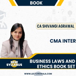 CA Shivangi Agrawal Business Laws and Ethics Book Set For CMA Inter: Study Material