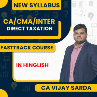 CA Vijay Sarda Direct Tax Fastrack Online Classes For CA/CMA Inter