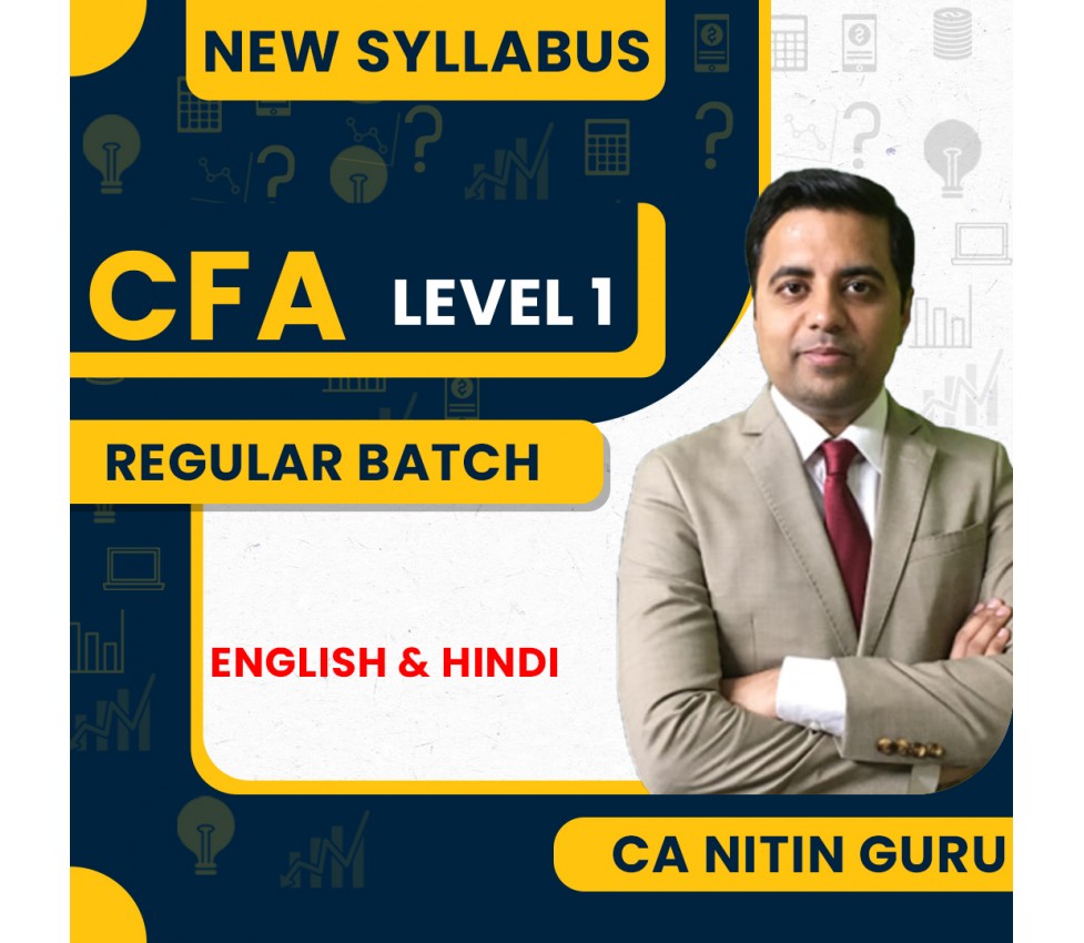 CA Nitin Guru Level 1 Regular Online Classes For CFA