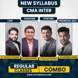 CS LLM Arjun Chhabra,CA Nikunj Goenka Taxation,CA Ranjan Periwal &amp; CA Bishnu Kedia Group 1Regular Combo Classes For CMA Inter : Google Drive Classes.