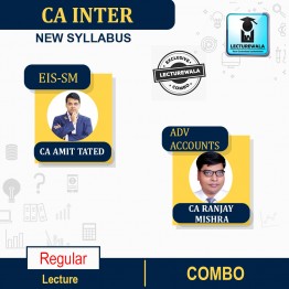 CA Inter Adv Accounting  & Eis-Sm Combo Regular Course By  CA Amit Tated  & CA Ranjay Mishra : Pen Drive / Online Classes