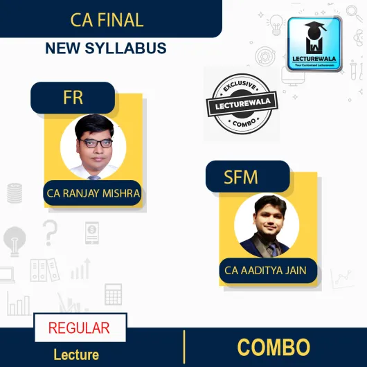 CA Final Financial Reporting (FR) +SFM New Recording Full Course By CA Ranjay Mishra And CA Aaditya Jain : Pen drive / online classes. 