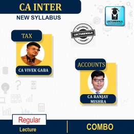 CA Inter Accounts+TAX New Recording Full Course By CA Ranjay Mishra And CA Vivek Gaba : Pen drive / Online classes.
