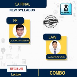 CA Final Financial Reporting (FR) + Law New Recording Full Course By CA Ranjay Mishra And CA Pankaj Garg : Pen Drive / Online Classes