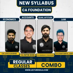 CA Foundation Sampurna Pro (All Subject Combo) ForMay/ Sep2026 By ca wallah