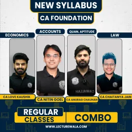 CA Foundation Sampurna Pro (All Subject Combo) ForMay/ Sep2026 By ca wallah