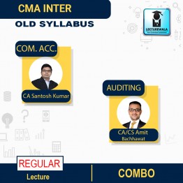 CMA Inter Company Accounts & Auditing Combo Regular Course : By CA/CS Amit Bachhawat And CA Santosh Kumar