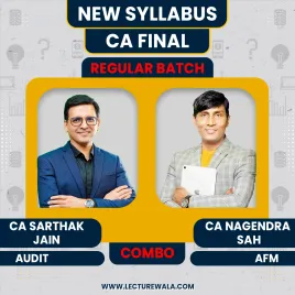 CA Nagendra Sah & CA Sarthak Jain AFM & Audit Combo For CA Final: Online Classes  CA Nagendra Sah & CA Sarthak Jain AFM & Audit Combo For CA Final: Online Classes