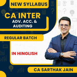 CA Sarthak Jain Adv. Accounting &amp; Auditing &amp; Ethics Combo Regular Batch For CA Inter