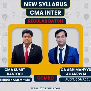 CMA Sumit Rastogi FMBDA +OMSM + MA & CA Abhimanyyu agarrwal Auditing (CAA) COMBO Regular Classes For CMA Inter : Pen Drive Classes / Online Classes CMA Sumit Rastogi FMBDA +OMSM + MA & CA Abhimanyyu agarrwal Auditing (CAA) COMBO Regular Classes For CMA Inter : Pen Drive Classes / Online Classes