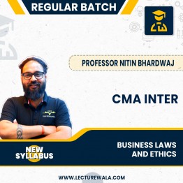 CMA Inter New Syllabus Gr-1 Laws & Ethics Regular Course By Prof. Nitin Bhardwaj: Pendrive / Online Classes.