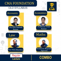 CMA Foundation 4 Subject Combo Regular Batch By COC Education:  Pendrive / Online Classes.