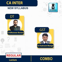 CA Inter Combo Taxation (DT And GST) Ragular Batch : Video Lecture + Study Material By CA Yashvant Mangal & CA Bhanwar Borana (For Nov 2022 Onward )