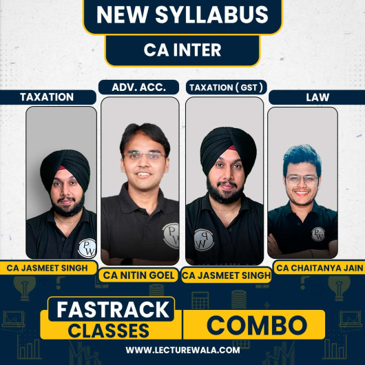 CA Inter Udesh Fastrack Sep 2026 (Group 1) Combo by Pw : Online Classes