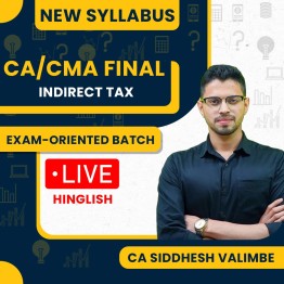 CA Siddhesh Valimbe CA Final IDT 