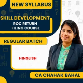CA Chahak Bahal ROC Return Filing Course Skill Development Course : Pen Drive / Online Classes