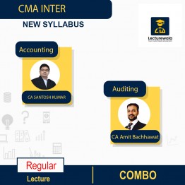 CMA INTER GR-2 Company Accounting & Auditing Combo Regular OLD Syllabus By CA/CMA Santosh Kumar & CA/CS Amit Bachhawat: Google Drive / Pen Drive 