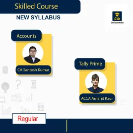 Basic of Accounts &amp; Tally Prime (Incl. GST) Skilled Course Regular Batch By CA/CMA Santosh Kumar &amp; ACCA Amarjit Kaur: Pendrive / Online Classes.