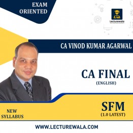  CA Final SFM Fully Exam Oriented (English)  Lectures 1.0 Latest New Syllabus By CA Vinod Kumar Agarwal: Pen drive / Online Classes.