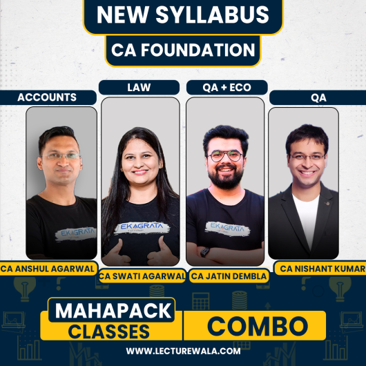Ekagrata CA All Subject Mahapack Subscription Live Batch For CA Foundation Ekagrata CA All Subject Mahapack Subscription Live Batch For CA Foundation