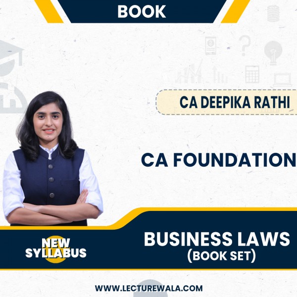 CA Deepika Rathi Business Laws Book Set For CA Foundation: Study Material