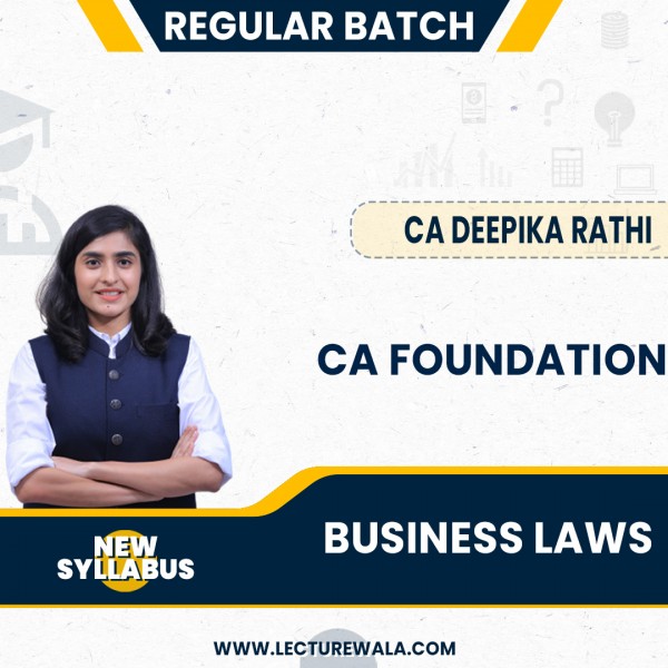 CA Deepika Rathi Business Laws Regular Online Classes For CA Foundation: Google Drive Classes