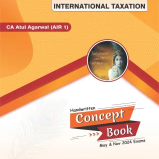 CA Atul Agarwal Direct Tax Concept Book For CA Final: Study Material CA Atul Agarwal Direct Tax Concept Book For CA Final: Study Material
