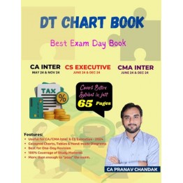CA/CMA/CS Inter Direct Tax Chart Book by CA Pranav Chandak: Study Material