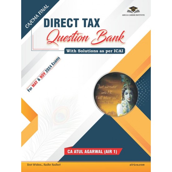 CA Atul Agarwal Direct Tax Concept Book & Question Book Combo For CA Final: Study Material