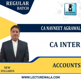 CA Inter Accounts Regular Course By  CA Navneet Agrawal : Pen drive / Online classes.