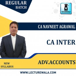CA Inter Adv. Accounts Regular Course : Video Lecture + Study Material CA Navneet Agrawal ( For Nov  2022)